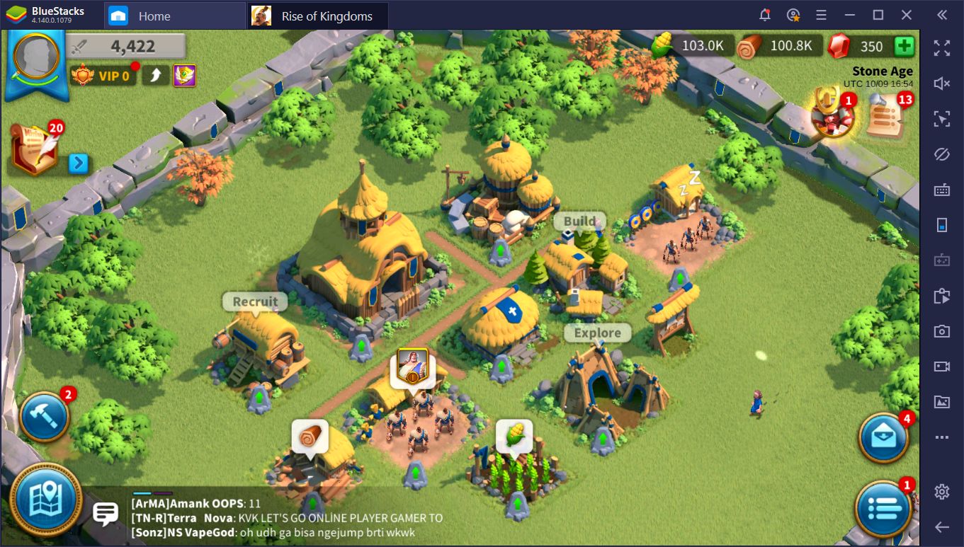 Rise of Kingdoms on BlueStacks: Using the Instance Manager