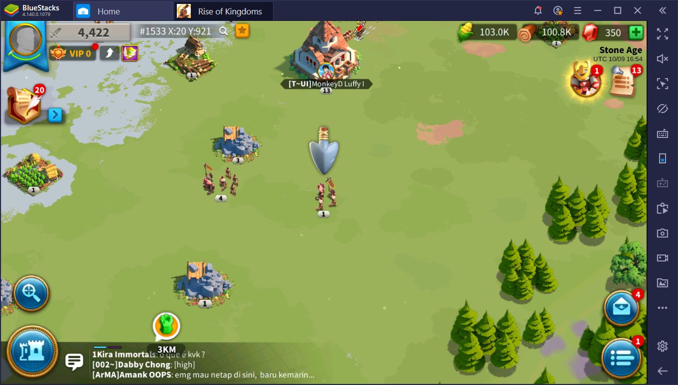 Rise of Kingdoms on BlueStacks: Using the Instance Manager