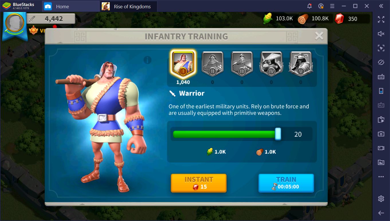 Rise of kingdoms тормозит в bluestacks