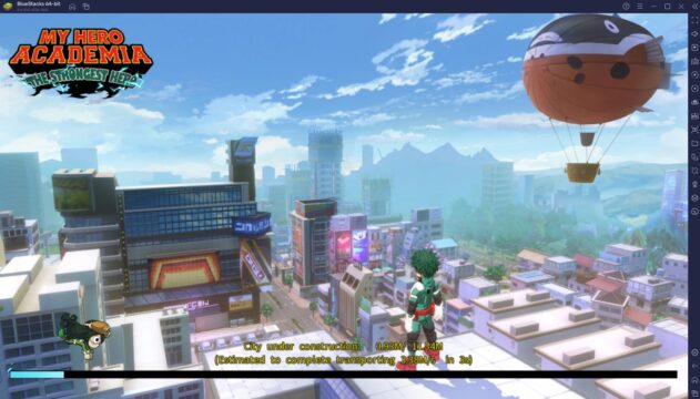 Cùng chơi game siêu anh hùng My Hero Academia: The Strongest Hero trên PC với BlueStacks