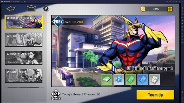 Aumenta velocemente il livello dell’Agency in My Hero Academia: The Strongest Hero