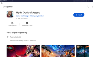 Как играть в Myth: Gods of Asgard на ПК с помощью BlueStacks