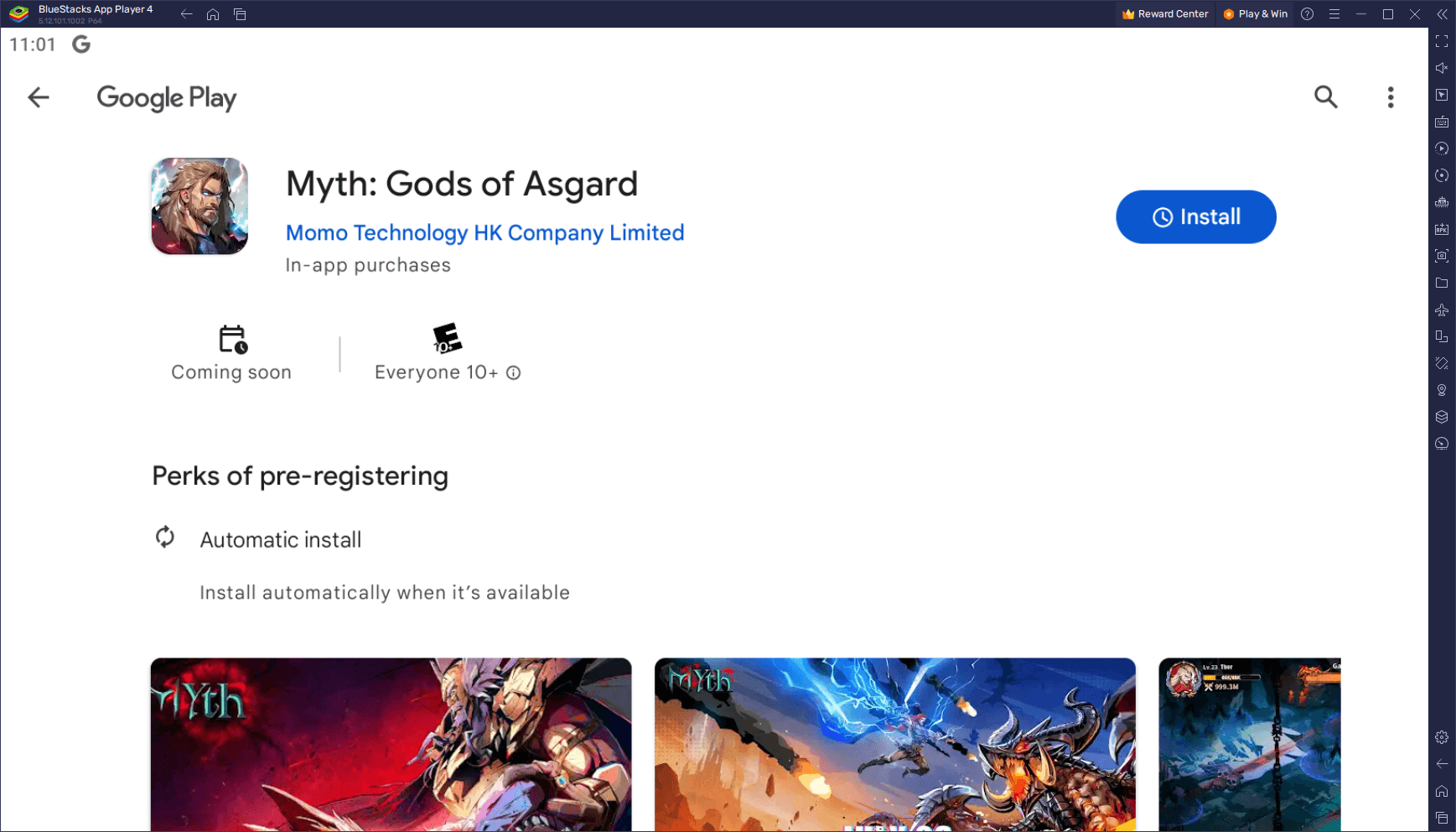 Как играть в Myth: Gods of Asgard на ПК с помощью BlueStacks