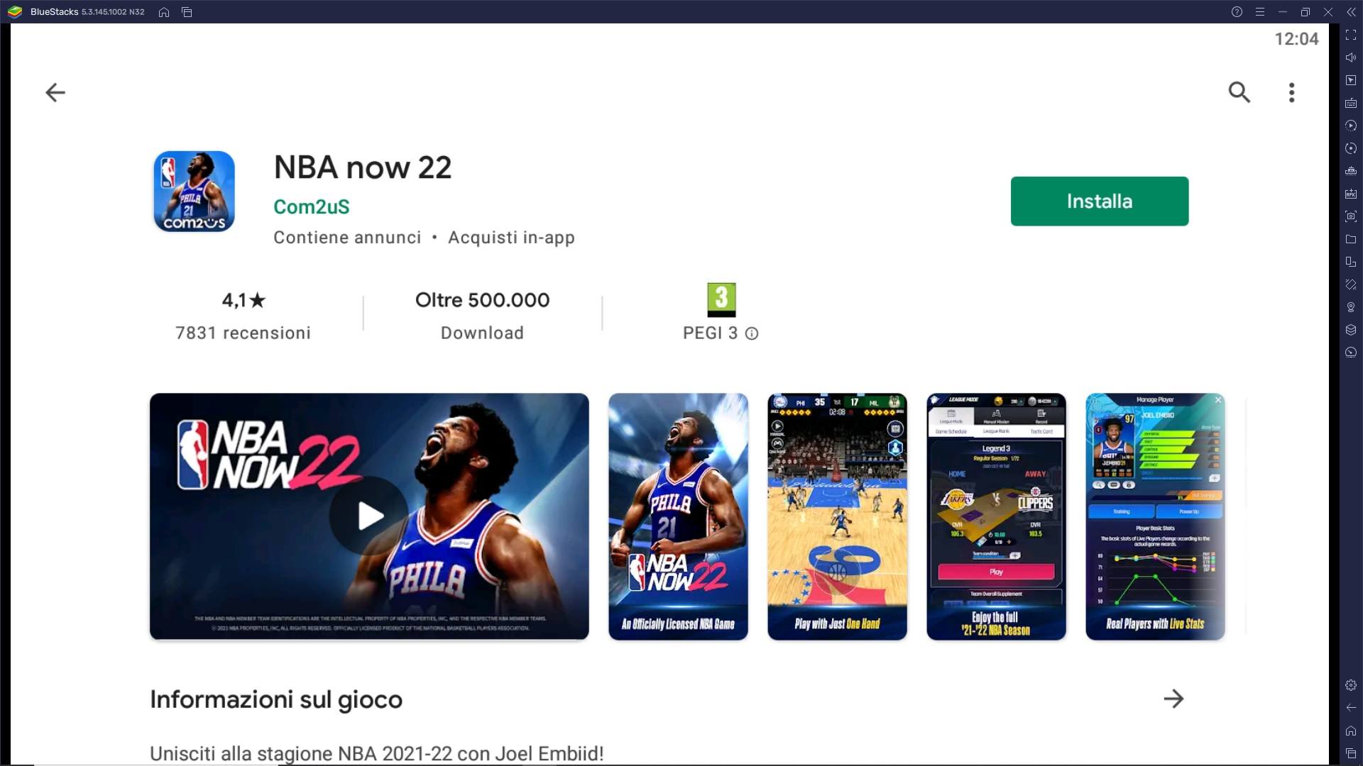 Come giocare il nuovo NBA NOW 22 su PC con BlueStacks