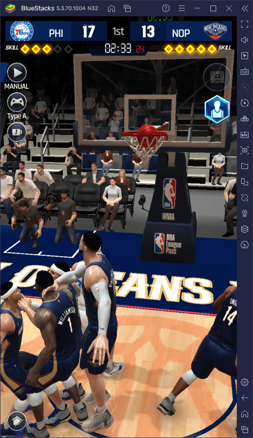 NBA Now 22 – как улучшить управление, графику и производительность с BlueStacks