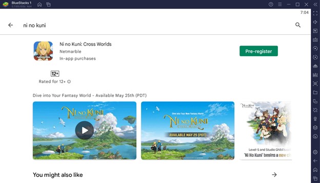 Играем в Ni no Kuni: Cross Worlds на ПК с помощью BlueStacks