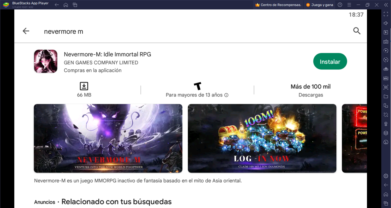 Cómo jugar Nevermore-M: Idle Immortal RPG en PC con BlueStacks