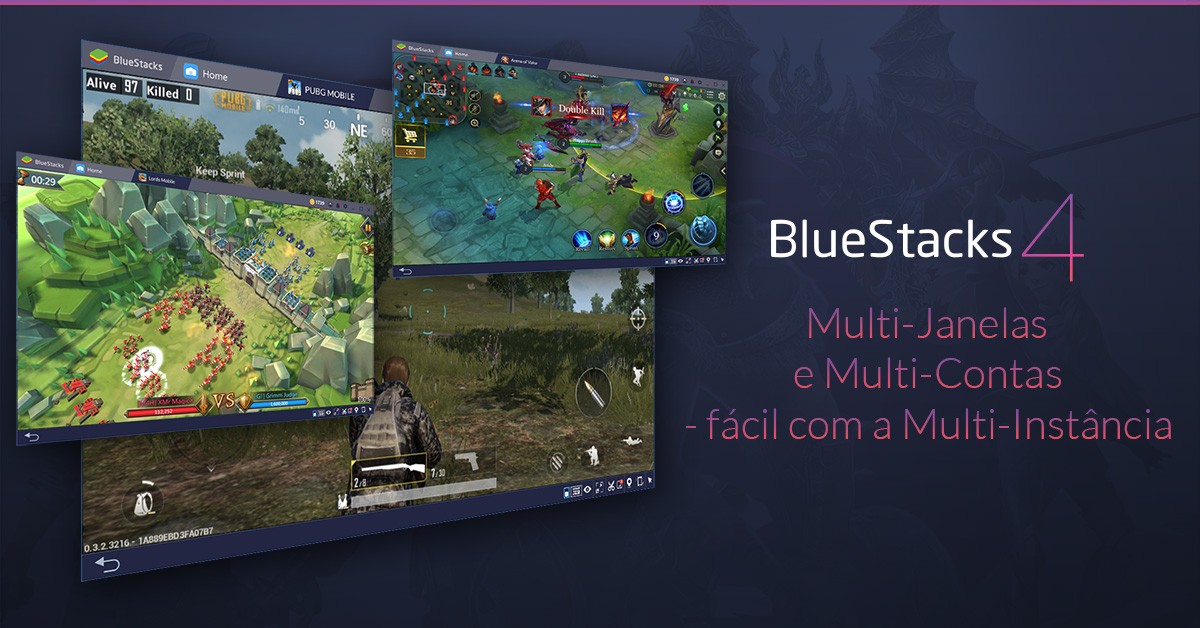 O novo Multi-Instância de BlueStacks 4
