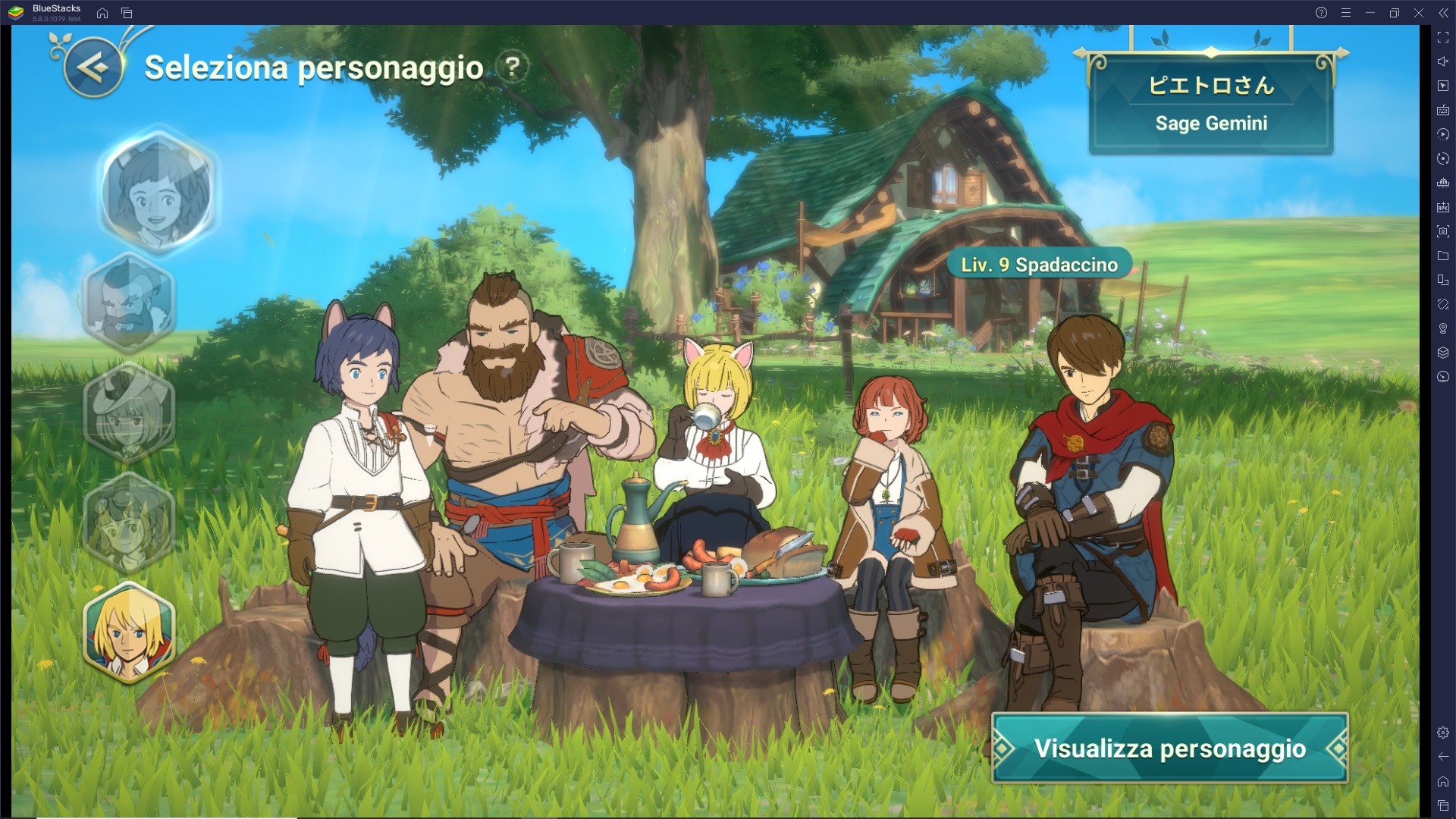 La scelta della Classe in Ni No Kuni: Cross Worlds