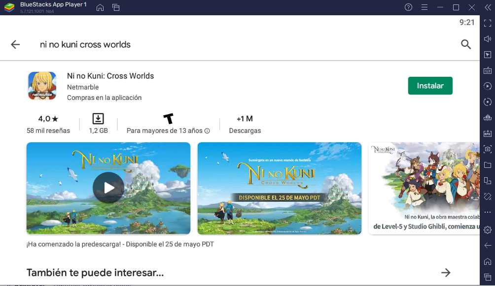 Cómo instalar y jugar Ni no Kuni: Cross Worlds en PC con BlueStacks