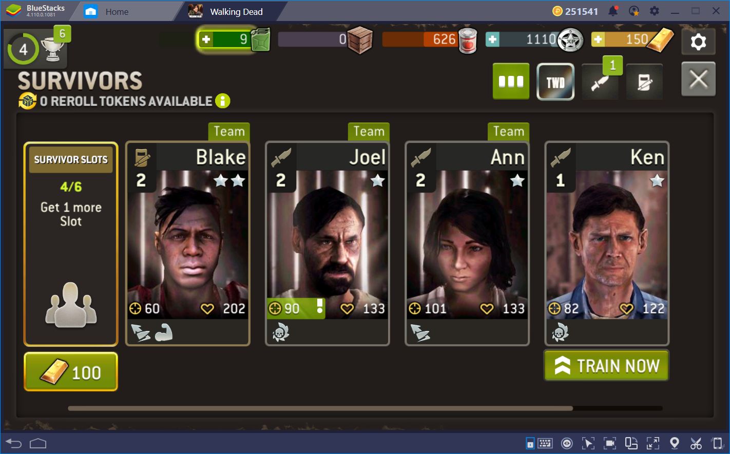 Enjoy The Walking Dead No Man’s Land on BlueStacks