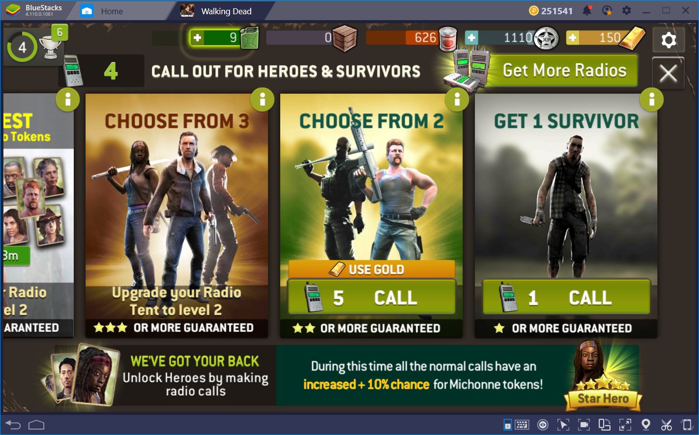 Enjoy The Walking Dead No Man’s Land on BlueStacks