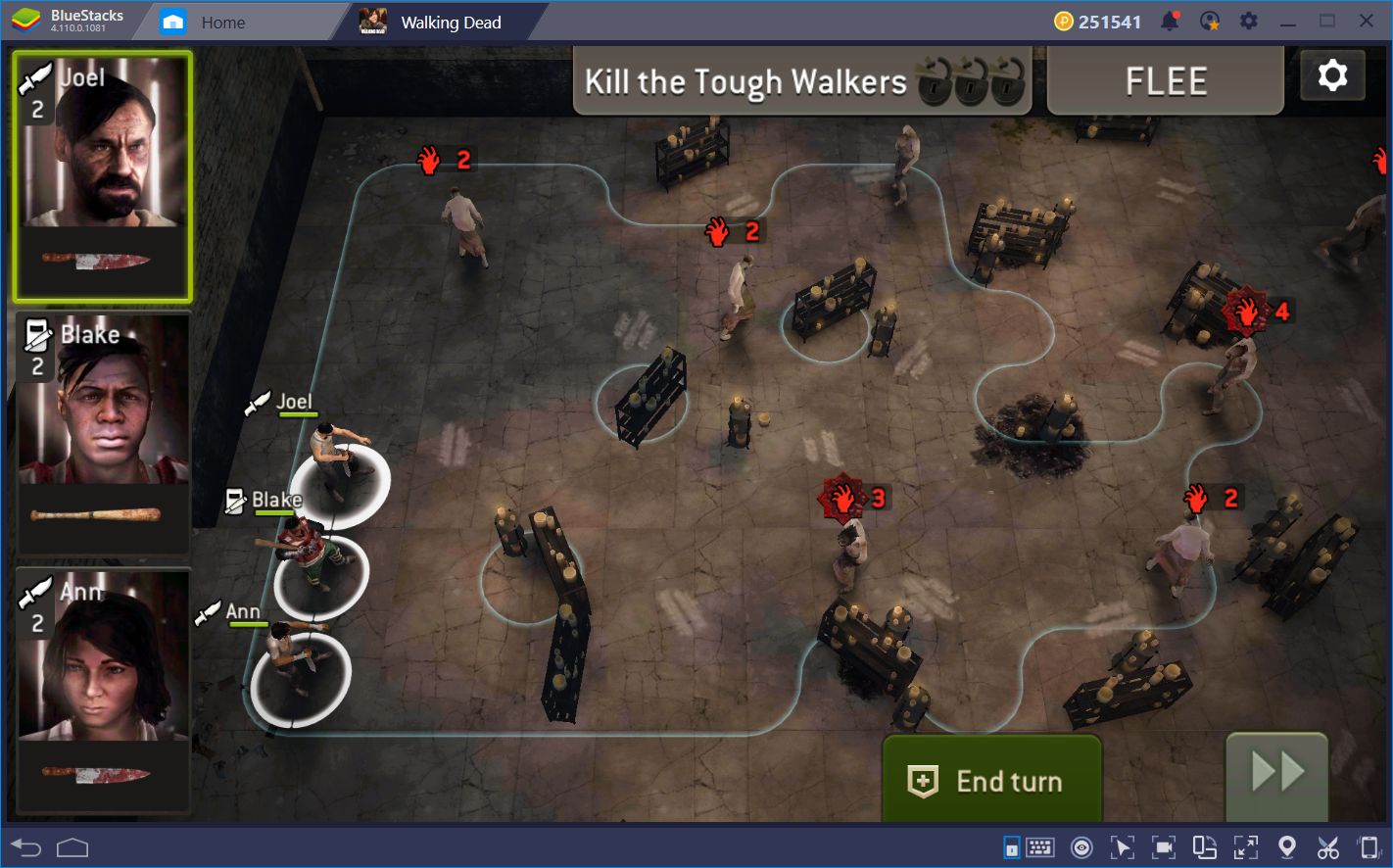 Enjoy The Walking Dead No Man’s Land on BlueStacks