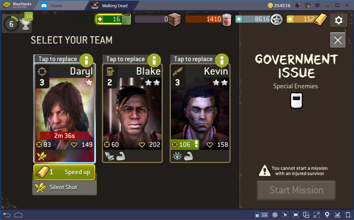 The Walking Dead: No Man’s Land—Team Prep and Walker Slaying