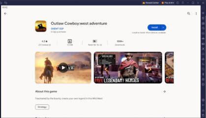 How to Play Outlaw Cowboy: West Adventure on PC or Mac with BlueStacks