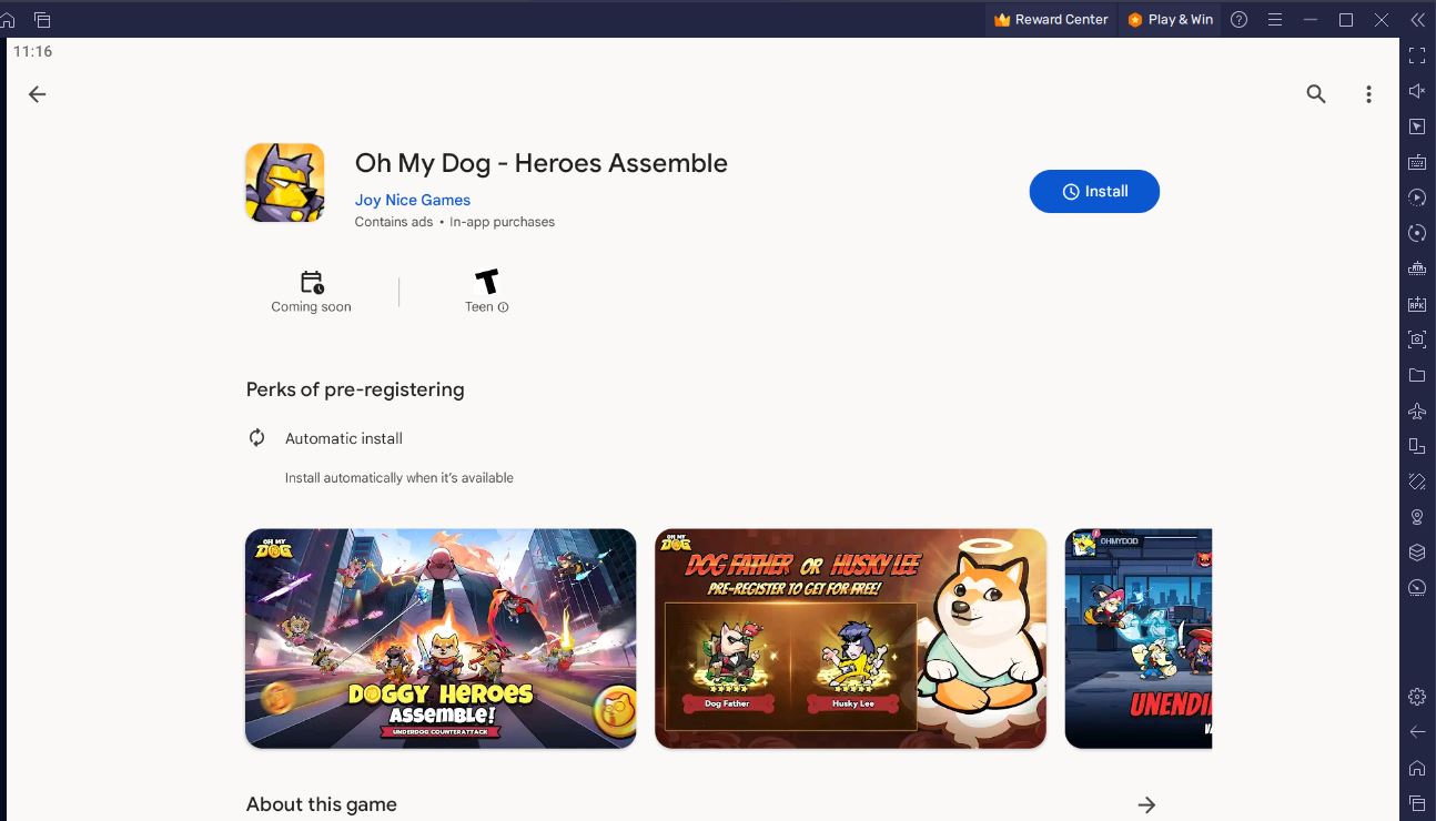 How to Play Oh My Dog - Heroes Assemble on PC or Mac with BlueStacks