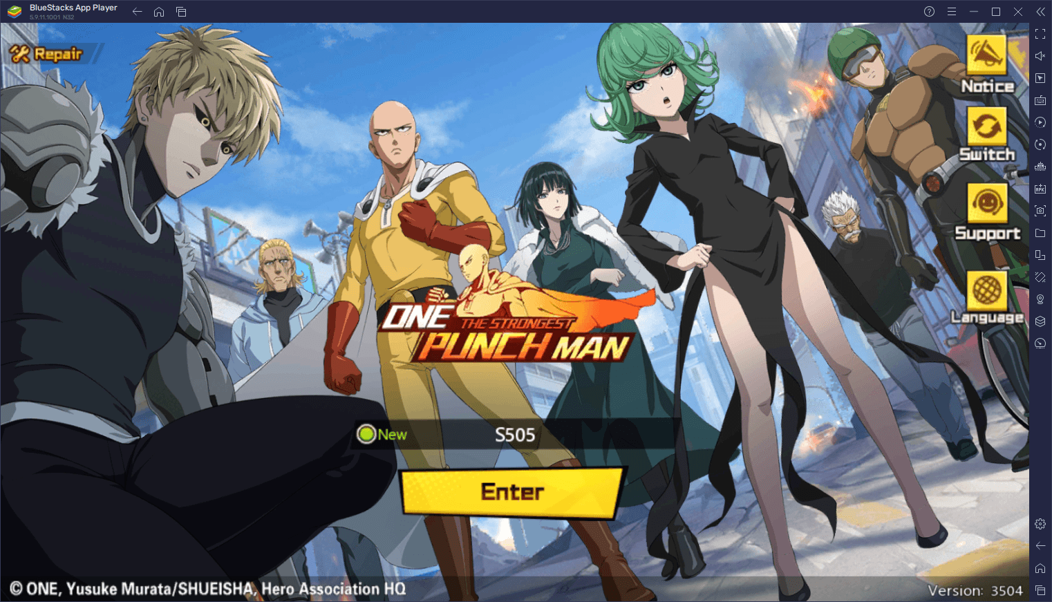 Cómo jugar One Punch Man - The Strongest en PC con BlueStacks