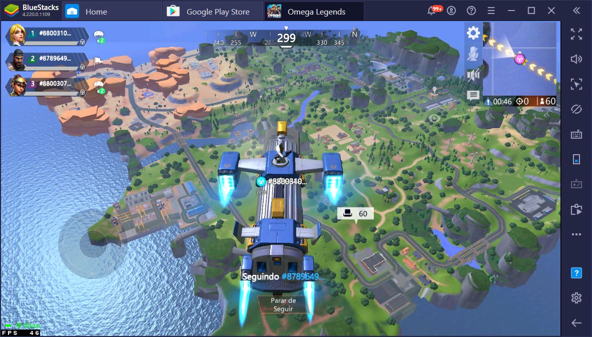 Baixe o battle royale Omega Legends e jogue no PC usando o BlueStacks