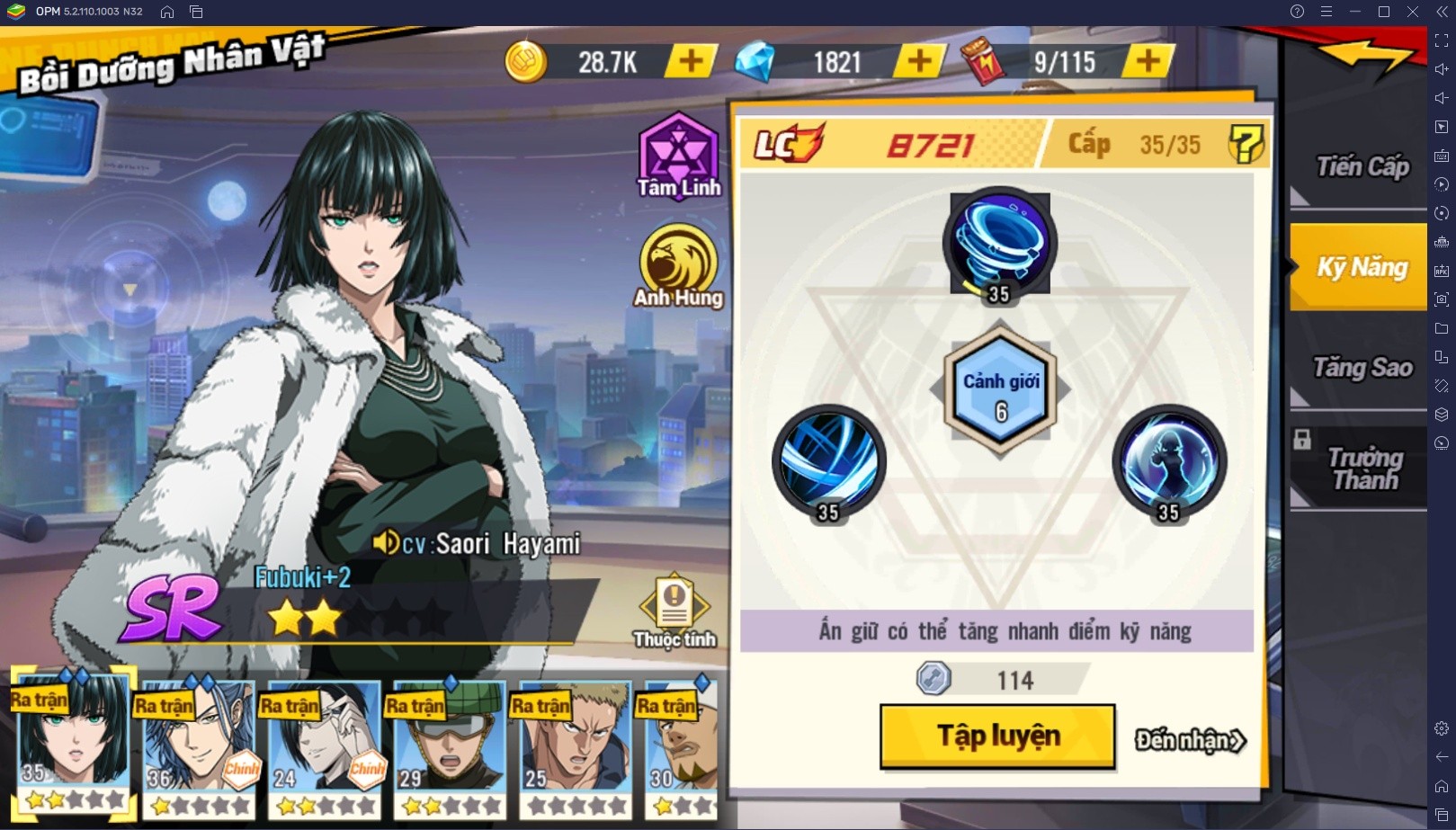 Chơi One Punch Man: The Strongest trên BlueStacks: Hướng dẫn cho người mới