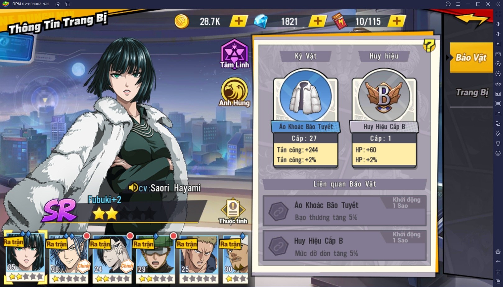 Chơi One Punch Man: The Strongest trên BlueStacks: Hướng dẫn cho người mới