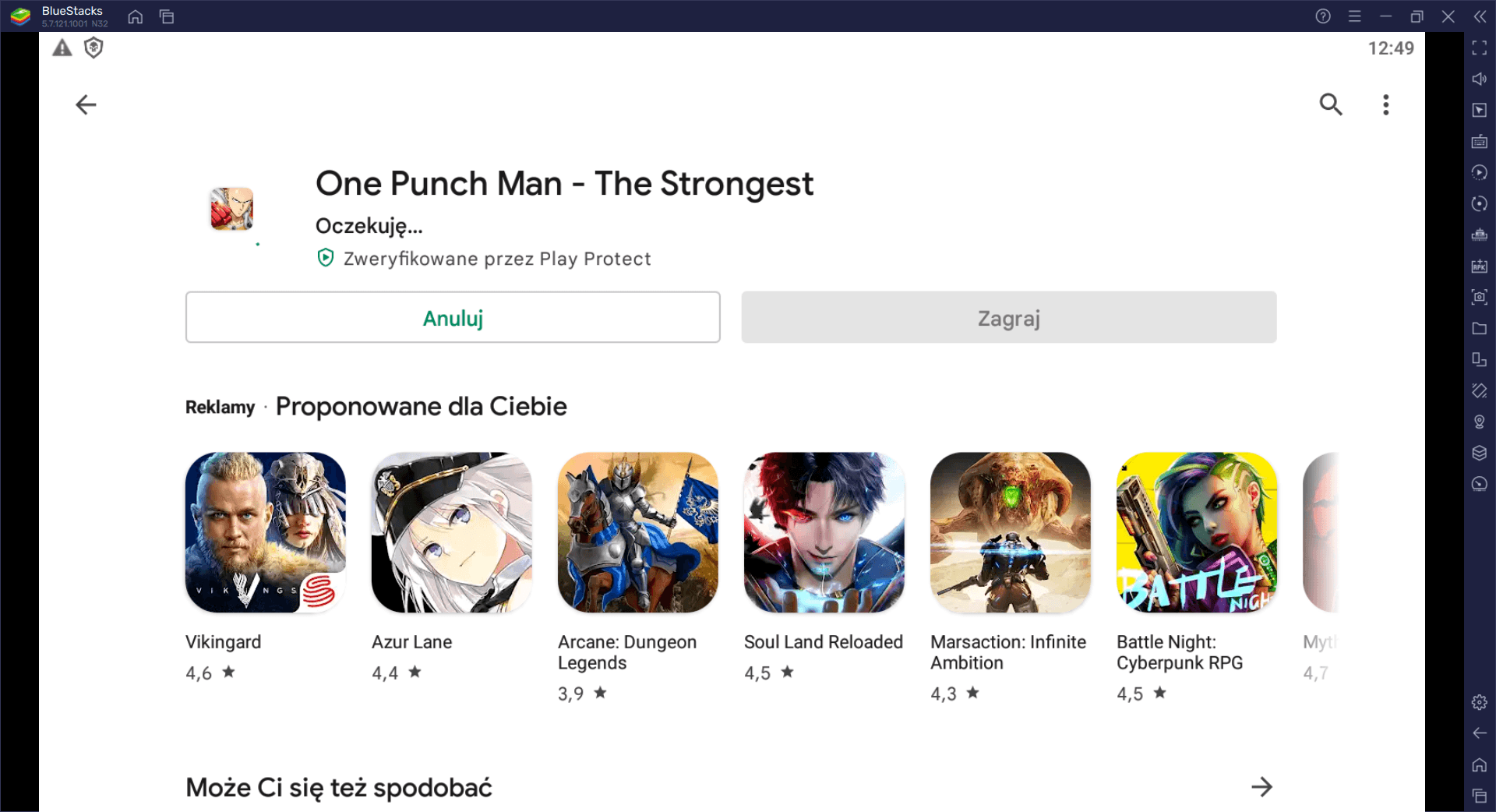 Jak zagrać w One Punch Man – The Strongest na PC z BlueStacks