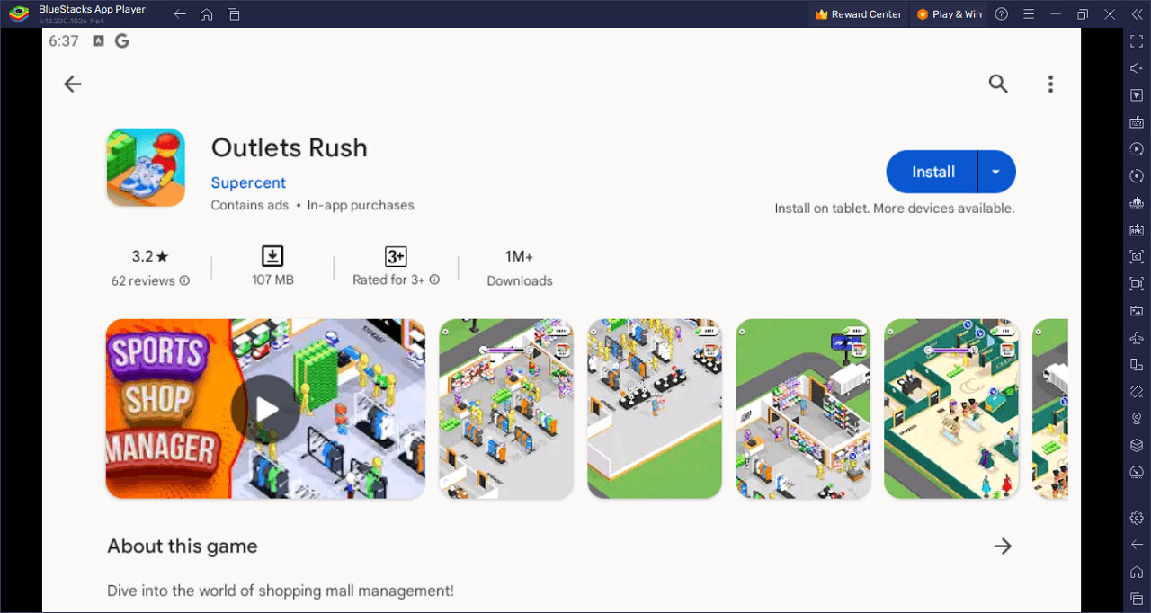 How to Play Outlets Rush on PC With BlueStacks