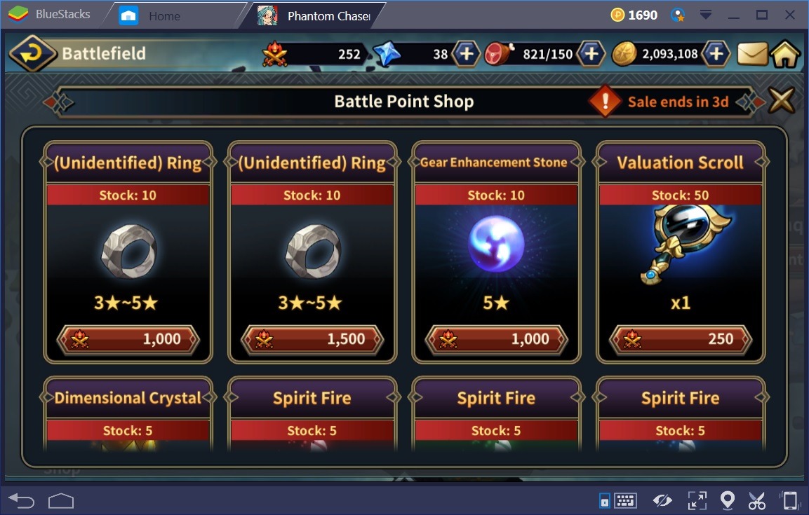 Phantom Chaser BattlePoint Shop