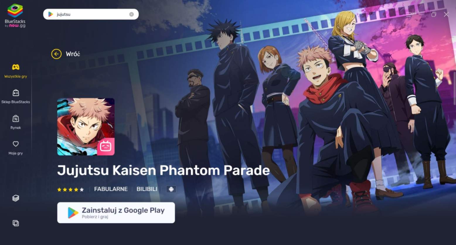 Jak zagrać w Jujutsu Kaisen Phantom Parade z BlueStacks na PC