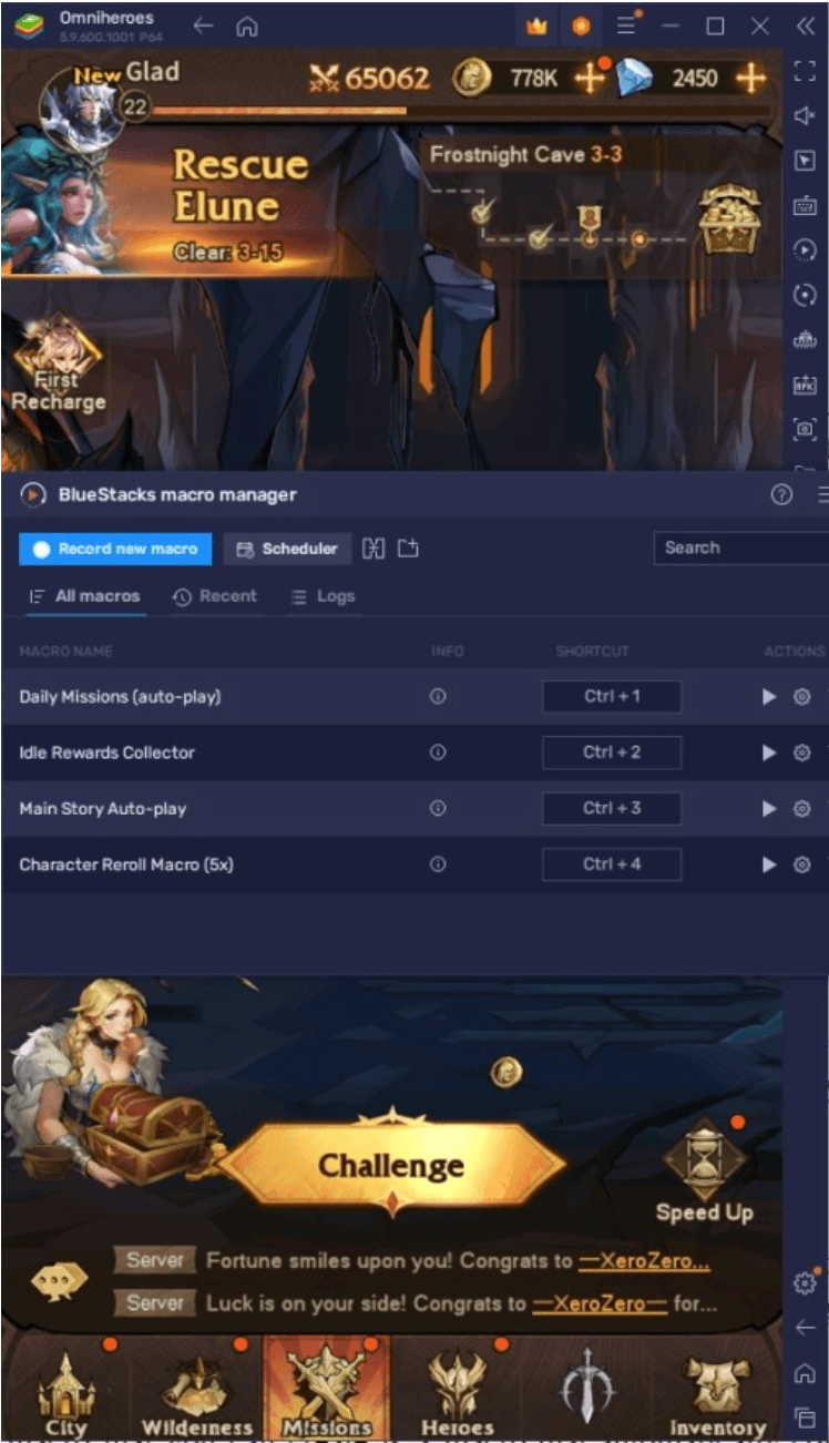 Comment jouer à Omniheroes sur PC avec Bluestacks