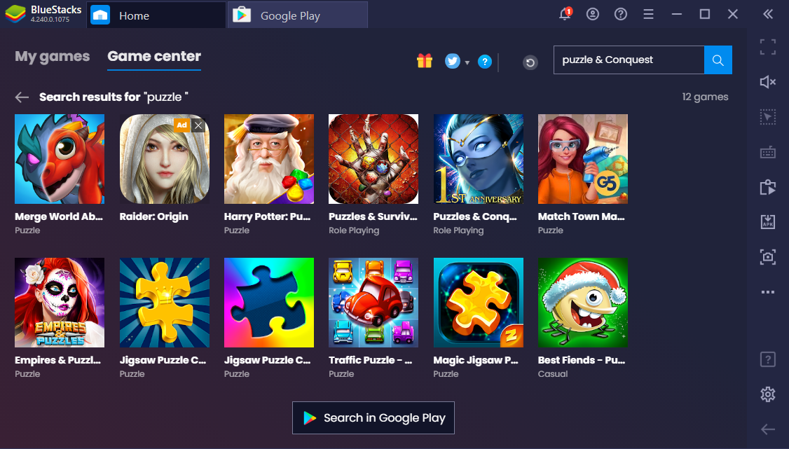 How to Play Puzzles & Conquest on PC with BlueStacks