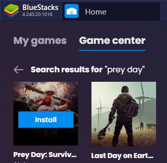 How to Overcome Prey Day: Survive the Zombie Apocalypse with BlueStacks?