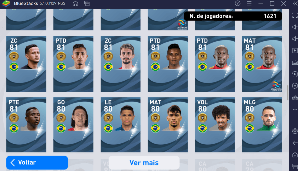 Contrate os 5 melhores jogadores brasileiros em PES 2021 MOBILE