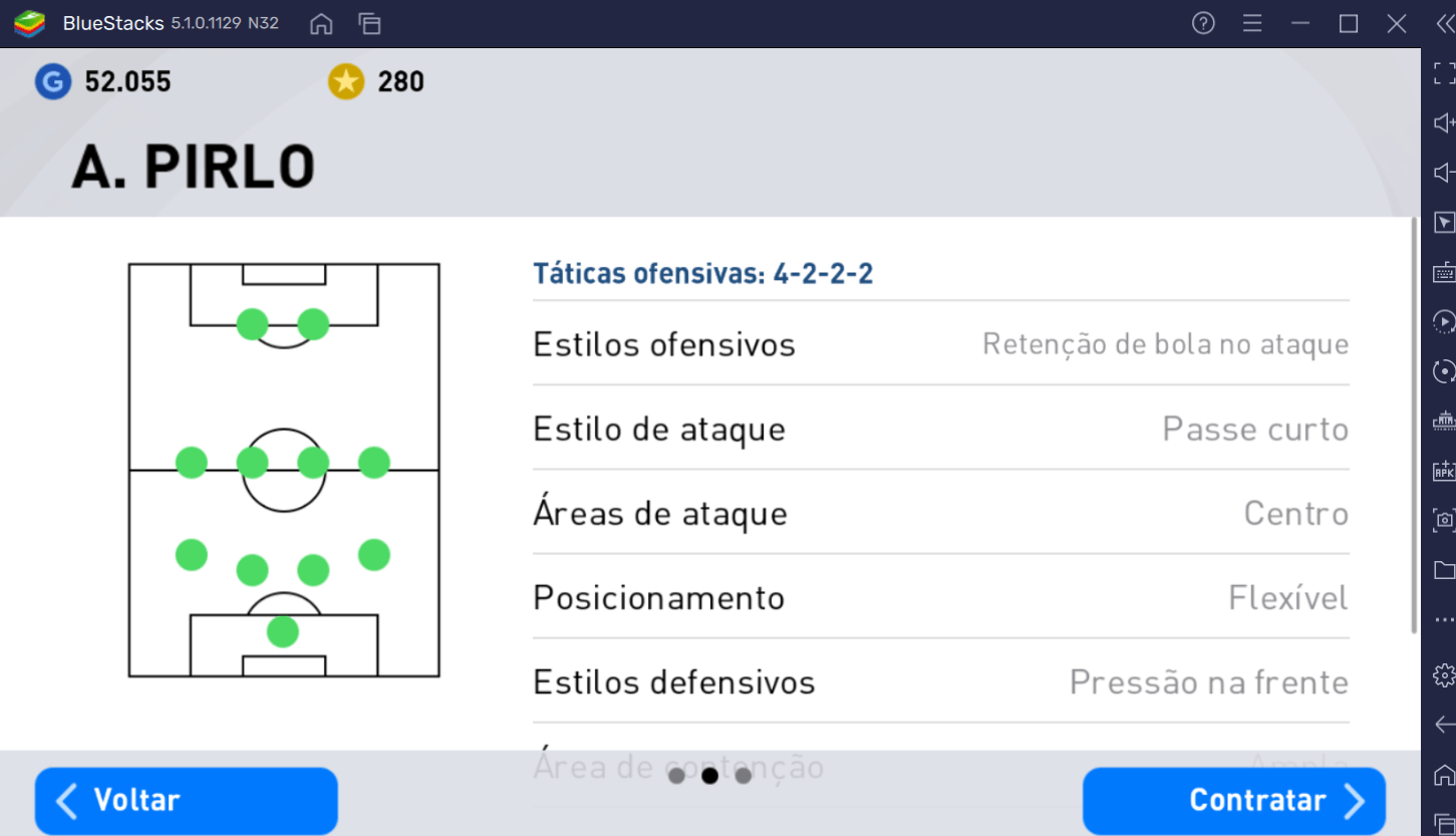 Descubra a formação tática em PES 2021 Mobile que mais combina com você