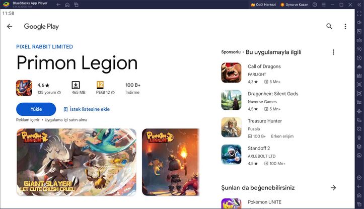 BlueStacks ile PC’de Primon Legion Nasıl Oynanır