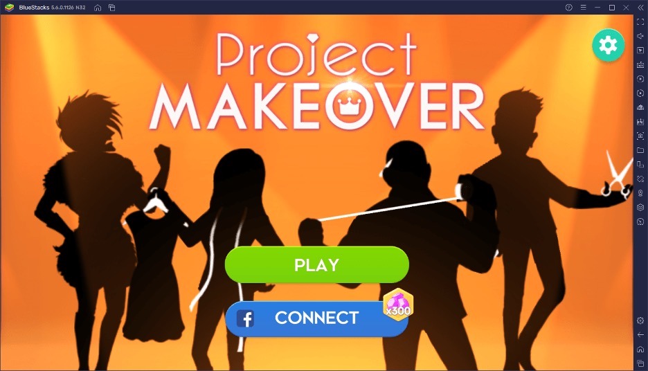 Играем в Project Makeover на ПК с помощью BlueStacks