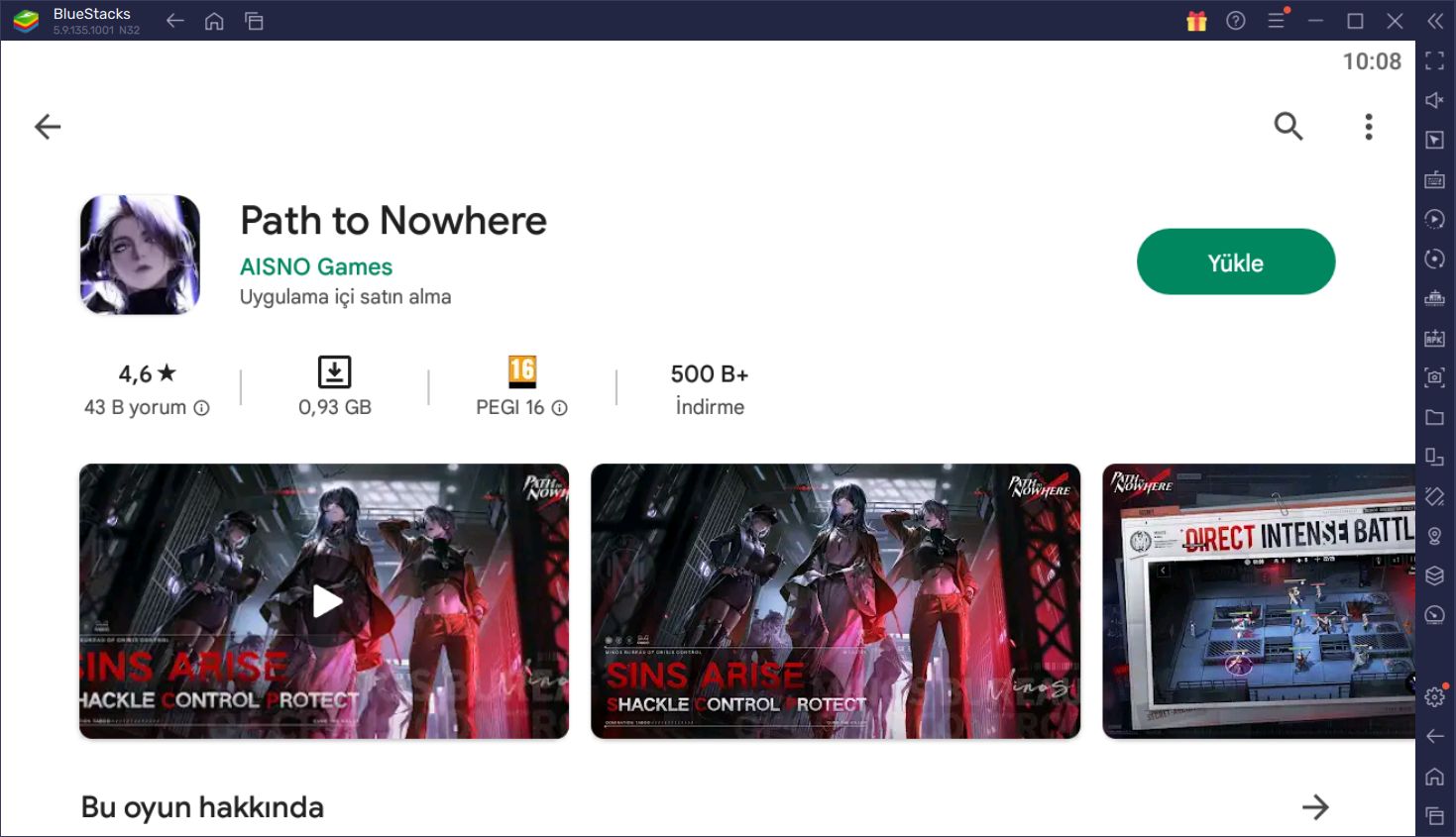 Path to Nowhere Oyununu BlueStacks ile PC’nizde Oynayabilirsiniz