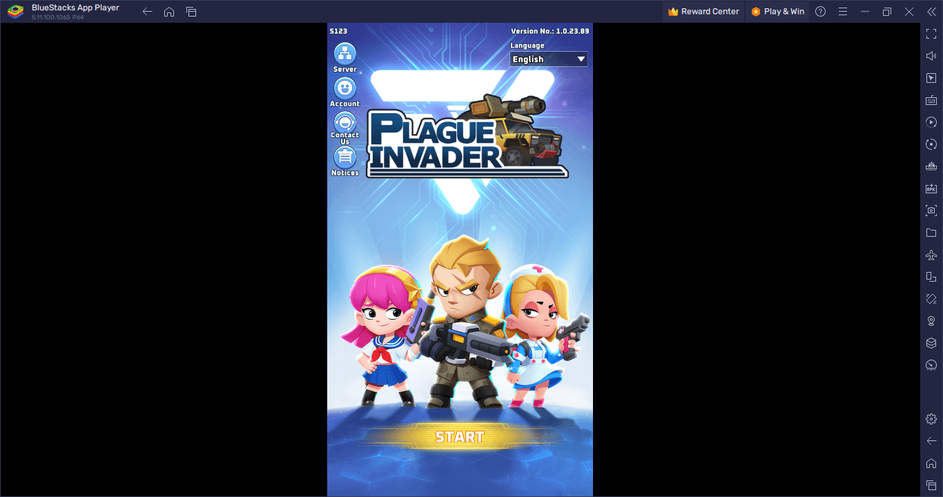 Lebih Mudah Bermain Game Plague Invader Survival Wars di PC Dengan BlueStacks