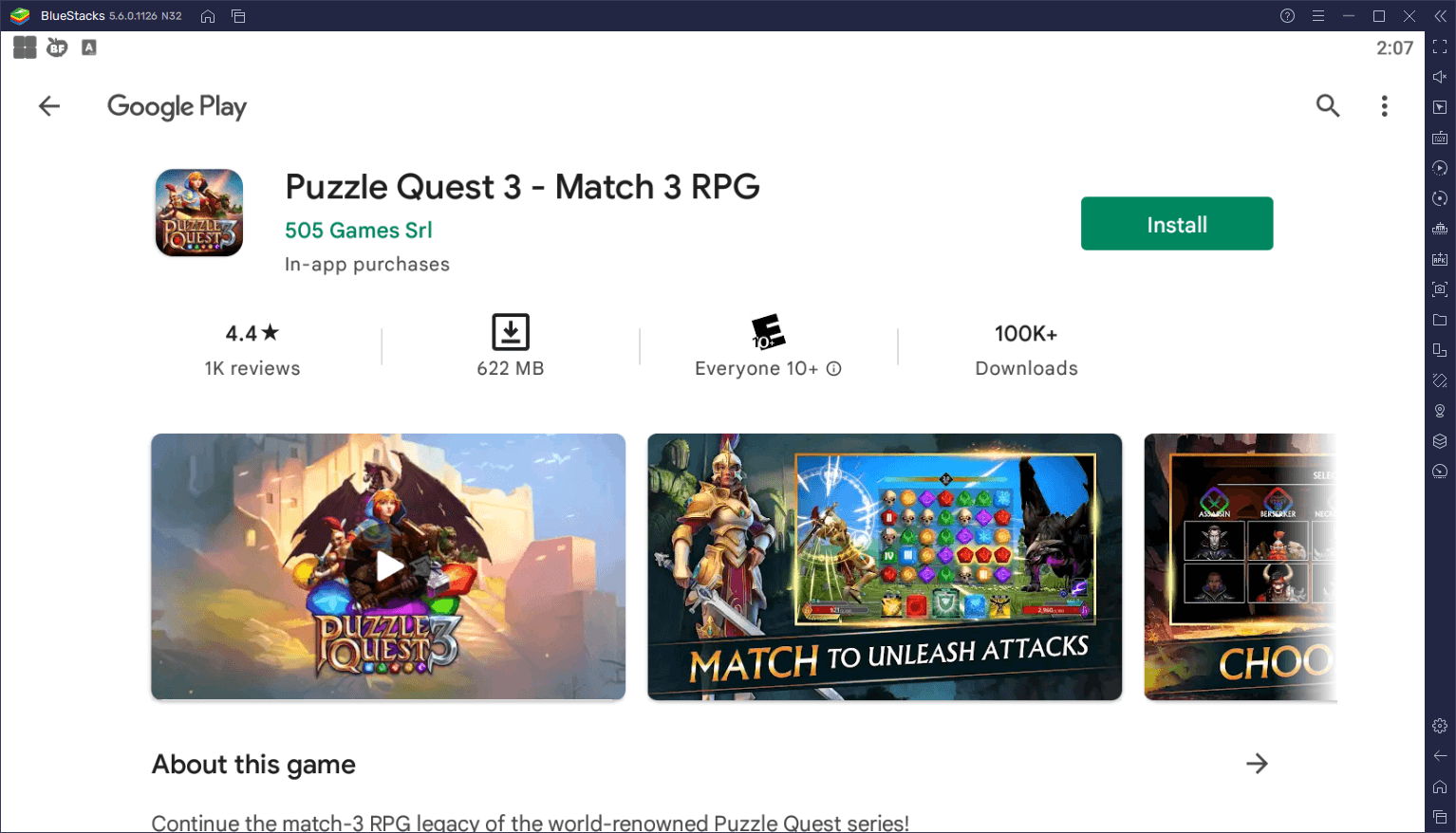 Comment Jouer à Puzzle Quest 3 sur PC avec BlueStacks