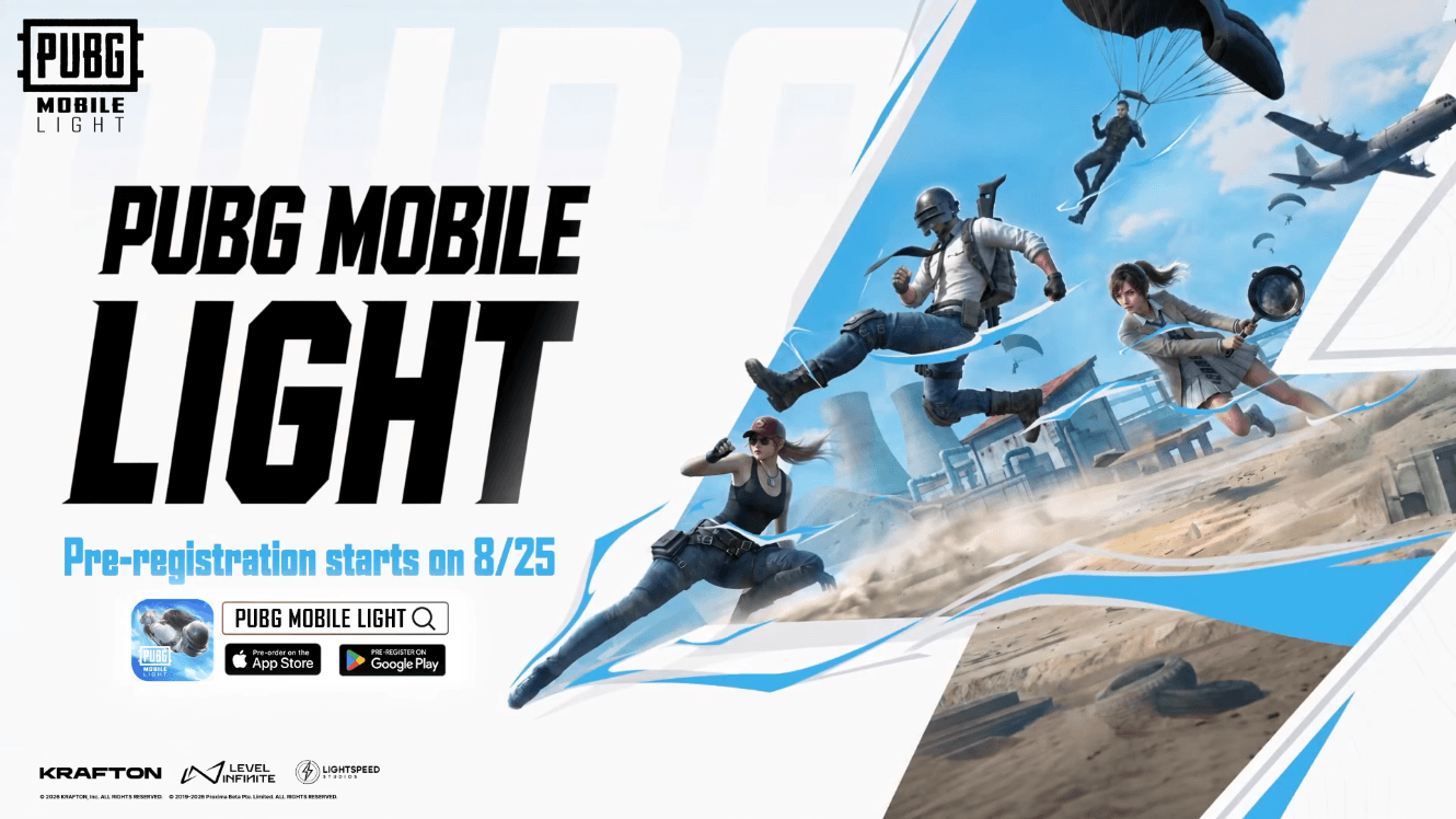 PUBG Mobile Lite and BGMI Lite Announced for 2026 – Release Date and Pre-Registration Details