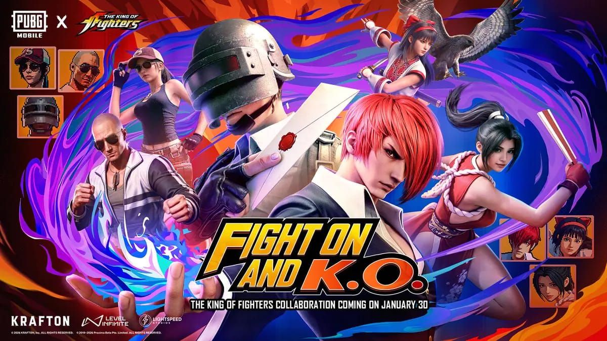 PUBG Mobile x King of Fighters All Rewards + Fastest Way to Unlock Iori/Mai/Nakoruru Items