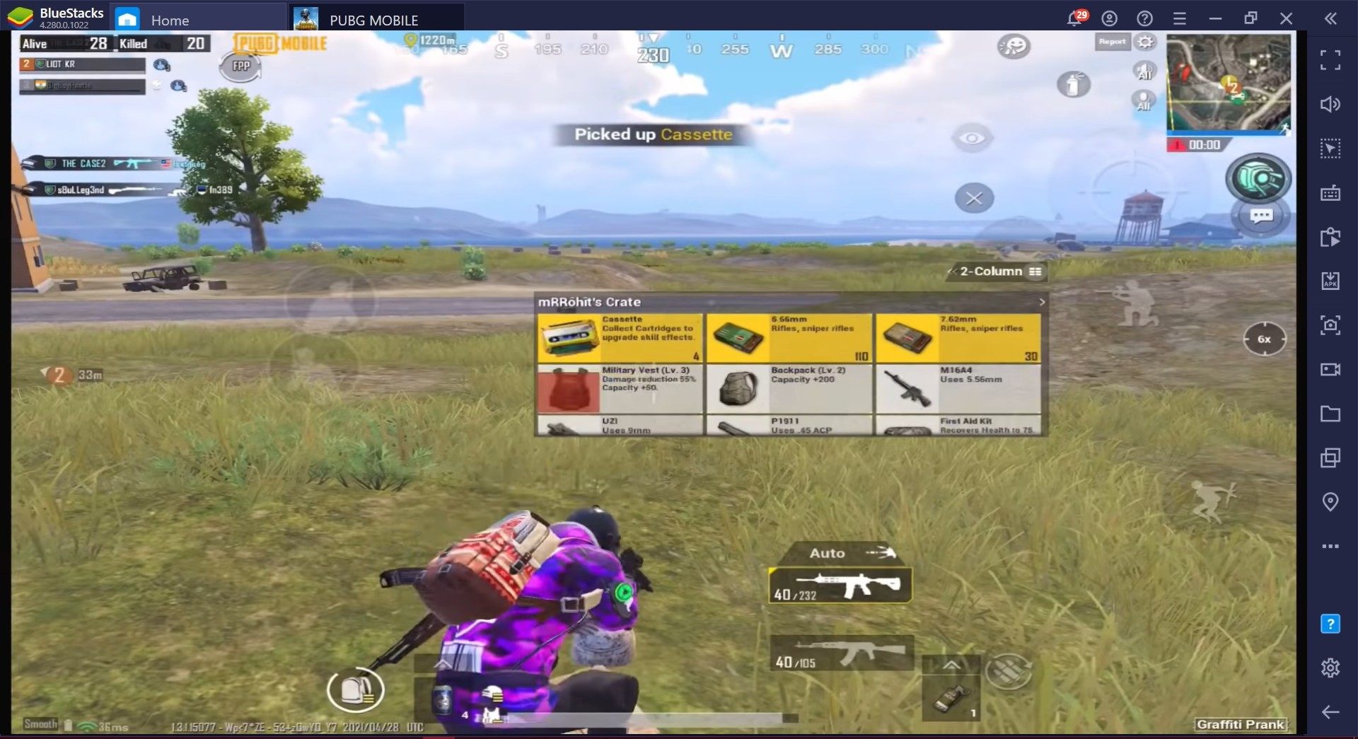 Chơi PUBG Mobile trên PC với BlueStacks: Hướng dẫn sử dụng Súng Thính