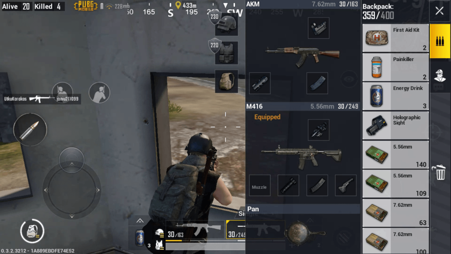 PUBG Mobile Inventory