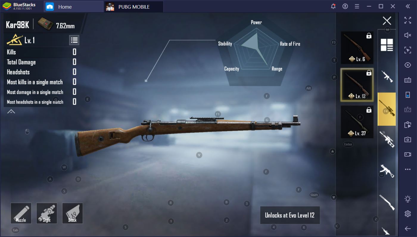 Pubg Mobile On Pc Updated Bluestacks Weapons Guide For