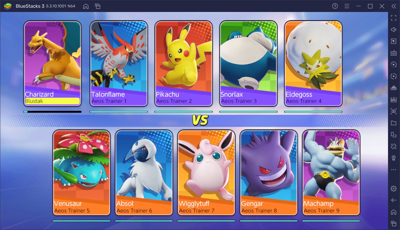 Pokémon Unite BlueStacks Optimizasyon Rehberi