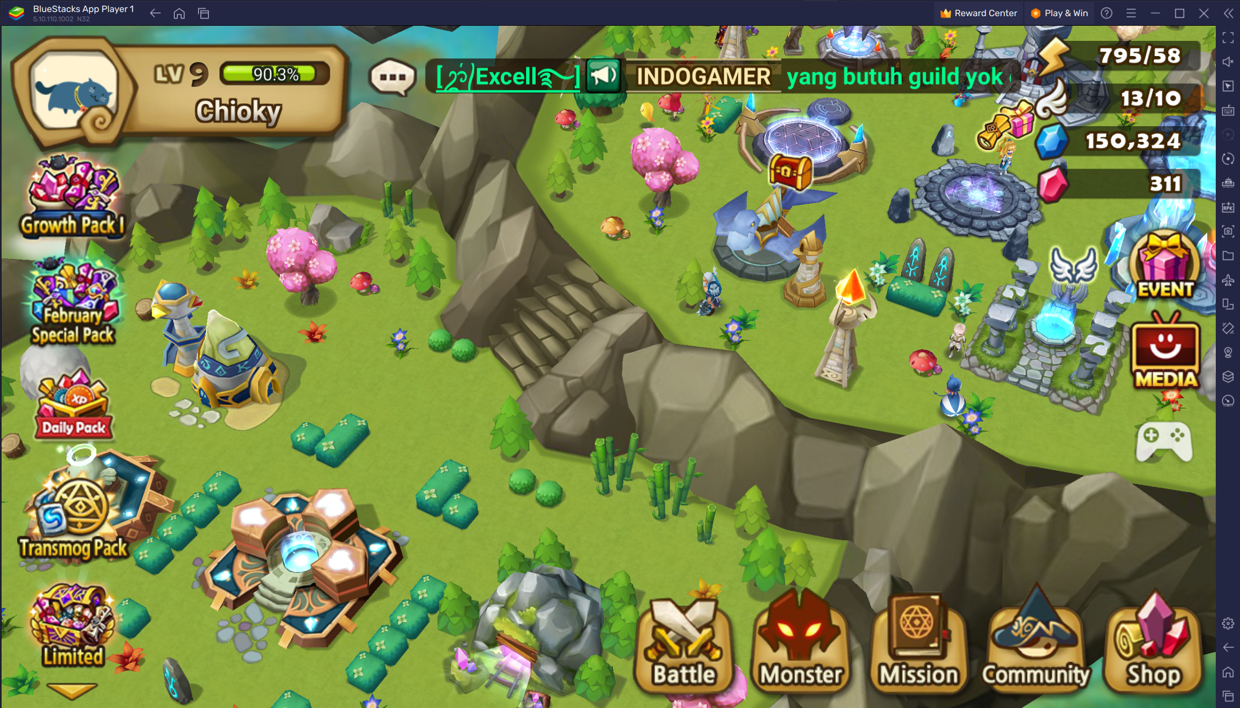 Panduan Bermain Game Summoners War: Sky Arena di PC