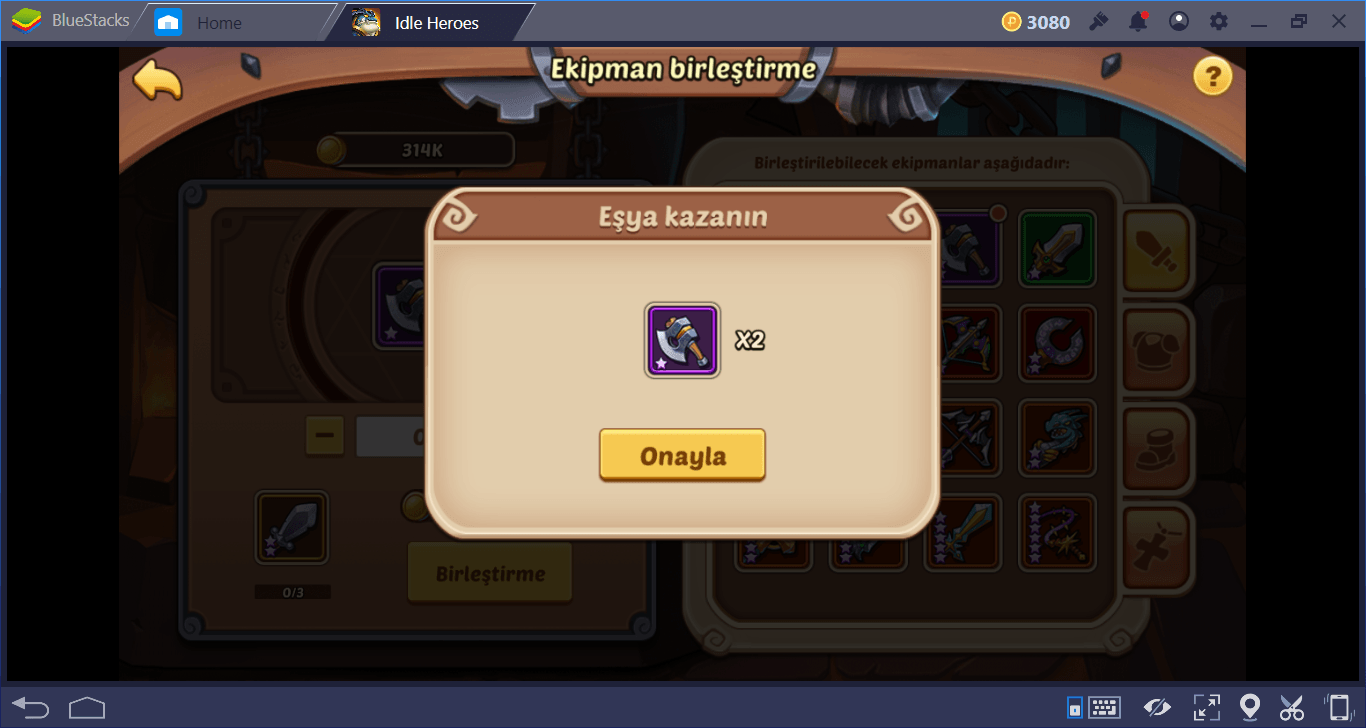 Idle Heroes Ekipman, Gizemli Silah ve Hazine Rehberi