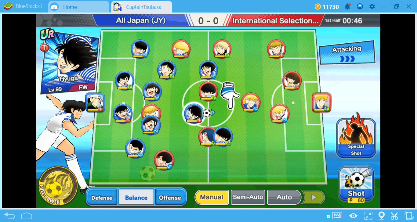 Captain Tsubasa: Never miss a Goal again with BlueStacks Combo Key