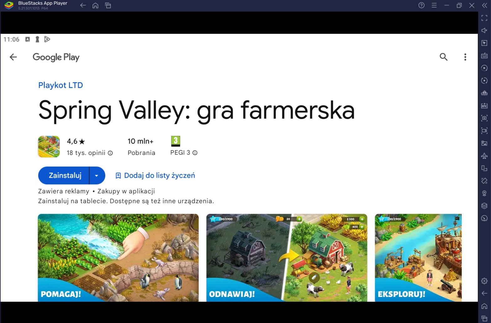 Jak zagrać w Spring Valley: gra farmerska z BlueStacks na PC