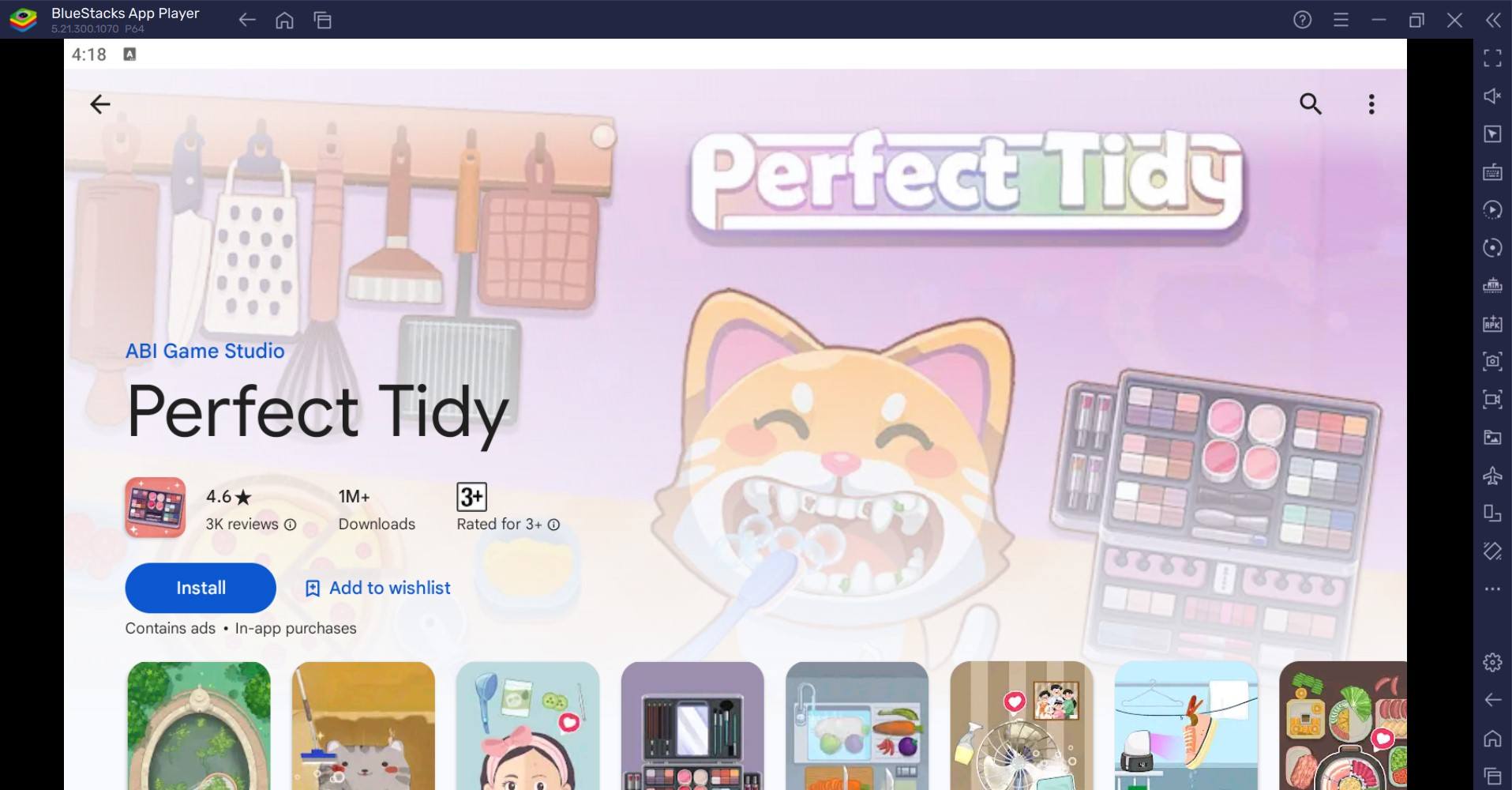 How to Play Perfect Tidy on PC with BlueStacks