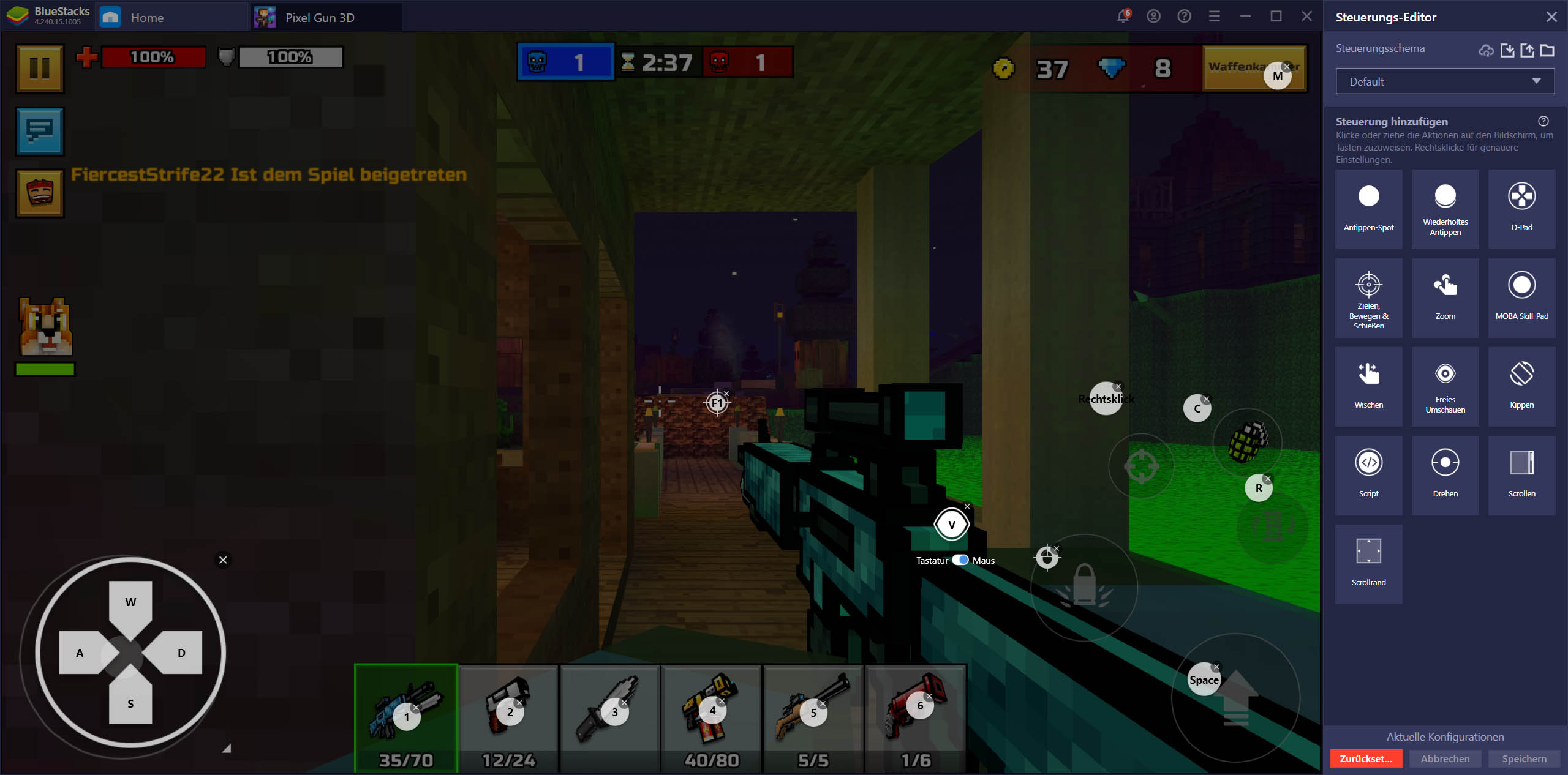 Pixel Gun 3D PC - Besser Ballern mit BlueStacks in diesem Shooter-Spiel